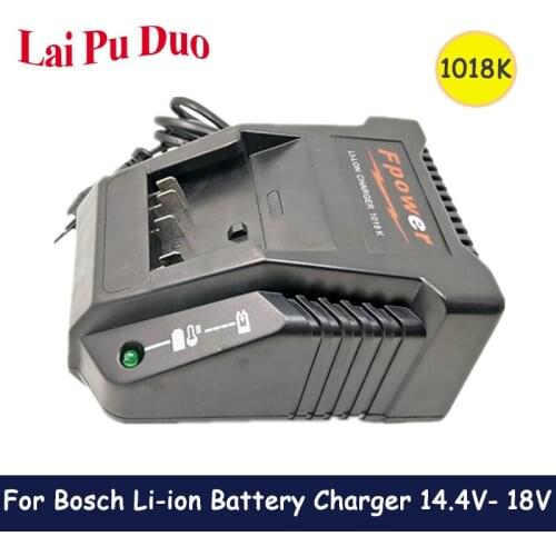 AL1820CV Li-ion Battery Charger 1018K For Bosch Cordless Electrical Drill 14.4V-18V BAT609G BAT618 BAT618G BAT609 Li-ion Battery