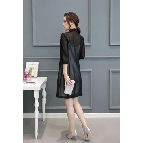 Plus Size 4XL Korean Summer Suit Female Jacket Cardigan Simple Casual Lady Work Wear Women Blazer Outwear Hot Sale LX1757