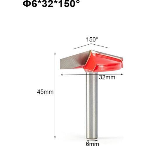 1PC 60 Deg 90 Deg 120 Deg 150 Deg Shank-6mm Width-22/32mm,CNC Engraving 3D V Groove Router Bit ,Woodworking Cutter Tool Sets
