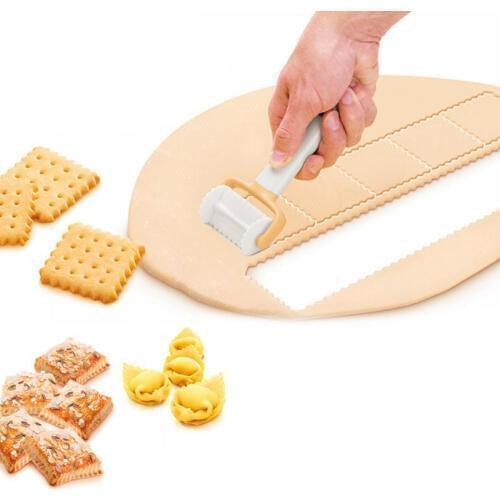 1Pcs Cookie Cutter Diy Square Fondant Cutter Cake Decorating Tools Diy Dumplings Maker Tool Rolling Biscuit Mold Kitchen Tool