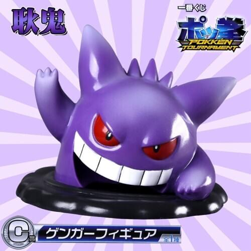 1pcs TAKARA TOMY 10cm Pokemon Model Ornament Toy Gengar Anime Pokemon Go Action Figure Model Toy Kids Gift Figure Haunter Gengar