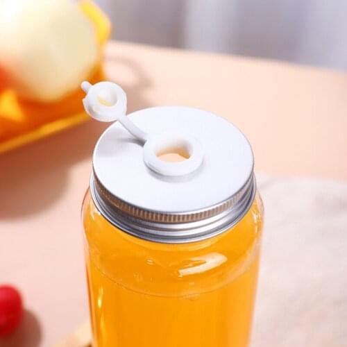 10pcsNet red bubble beverage bottle plastic transparent food grade PET juice milk tea ice coffee cup with aluminum lid 520ml
