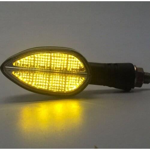 2pcs Mini Universal Motorcycle LED Turn Signal Indicators Light Amber Blinker Led Motorbike Super Bright Lamp