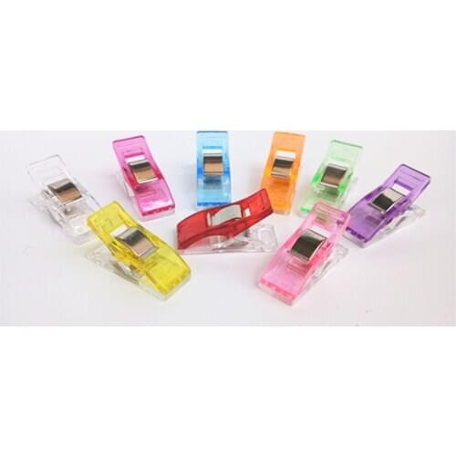 2000PCS High quality multicolor Plastic Clips For Patchwork Sewing DIY Crafts Quilt Quilting Clip Clover Wonder Clip