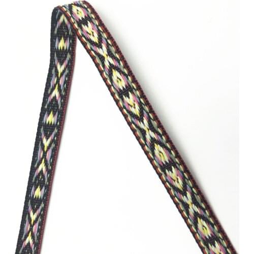 5Yards 10mm 3/8" Wedding Party Decoration Supplies Jacquard Ribbon Craft Hair Bowknot Materials Webbing Flowers Woven Ribbon