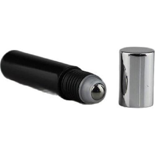 50pcs/Lot 10ML 10G Plastic Roll On Bottle with Glass Bead Metal Steel Bead Eye Cream Serum Bottle Cosmetics Packing Bottles