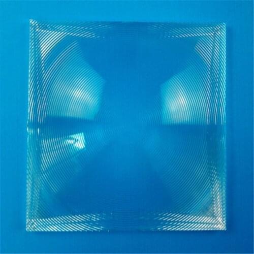 Acrylic square shape fresnel lens 100mm*100mm focal length 50mm