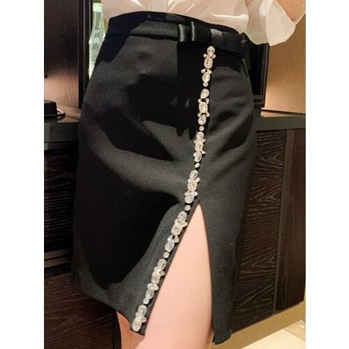 AKSAYA MATI High Waist Skirts For Women
