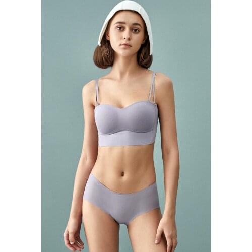 Unrimmed Adjustable Underwear Tuck Back Bra Side Collection Breasts Thin
