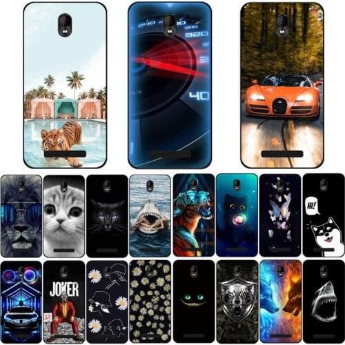 For BQ 5047L LIKE Case Wolf Silicon TPU Fundas for bq 5047l like Cat Animal Shell Bag Housing Phone Cases