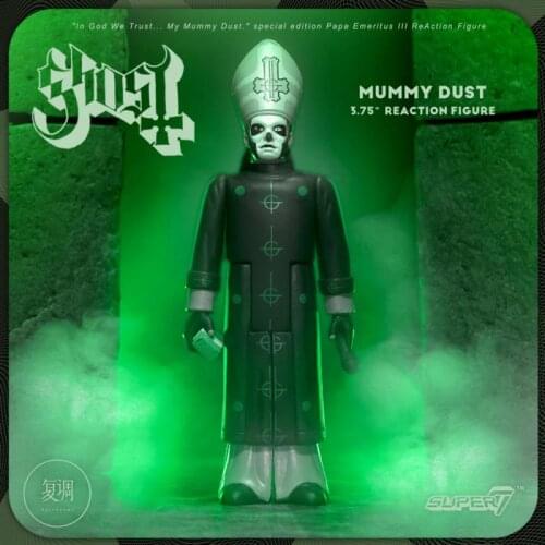 Super7 Ghost Mummy Dust Movies and Tv Hang Card Toy Action Figures Toys for Children Gift