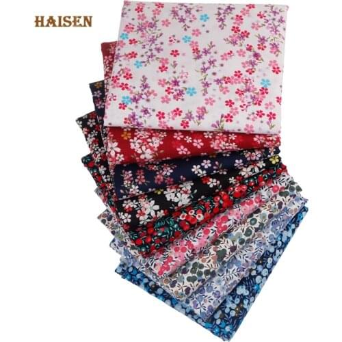 Poplin Cotton Fabric Floral Series Calico,Printed Plain Cloth,For DIY Sewing Quilting Woman&Girl Clothes Dress Material By Meter