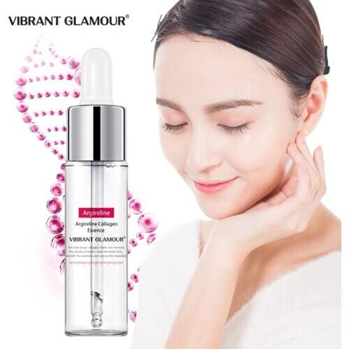 VIBRANT GLAMOUR Six Peptides Collagen Face Serum Anti-Aging Anti-Wrinkle Reduce Fine Lines Lift Firming Moisturizing Skin Care
