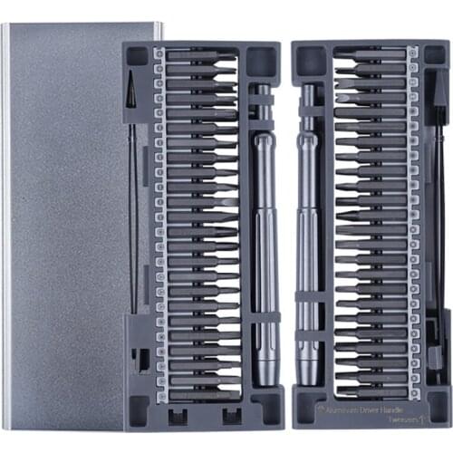 50 in 1 Precision Screwdriver Set with 48 Bits Driver Professional Electronics Repair Tool Kit for Repair Computer, PC, Watch