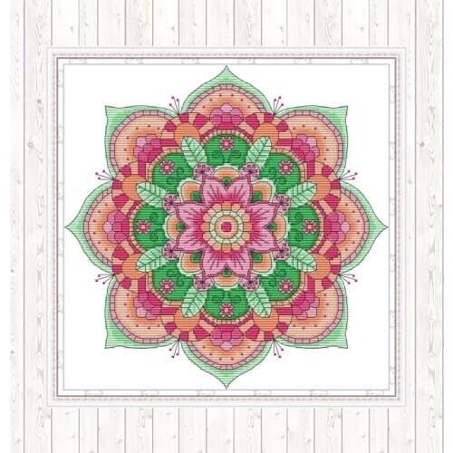 National Customs DIY Crafts Needlework Embroidery Patterns Embroidery Kits 14ct 11ct Count Print Canvas Cross Stitch Package