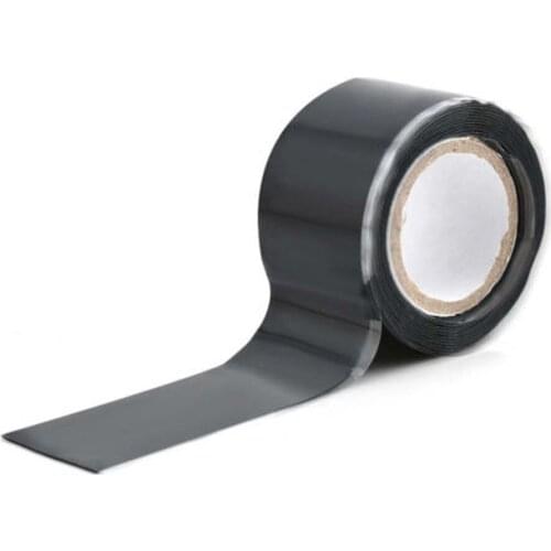 New Multi-function Adhesive Strong Black Rubber Silicone Repair Waterproof Bonding Tape Rescue Self Fusing Wire