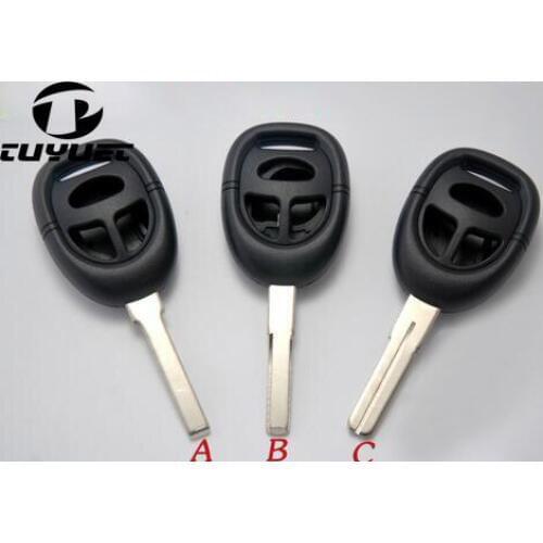 New Replacement Car Key Case For Saab 9-3 9-5 93 95 3 Buttons Remote Key Blank Car Case Shell Fob