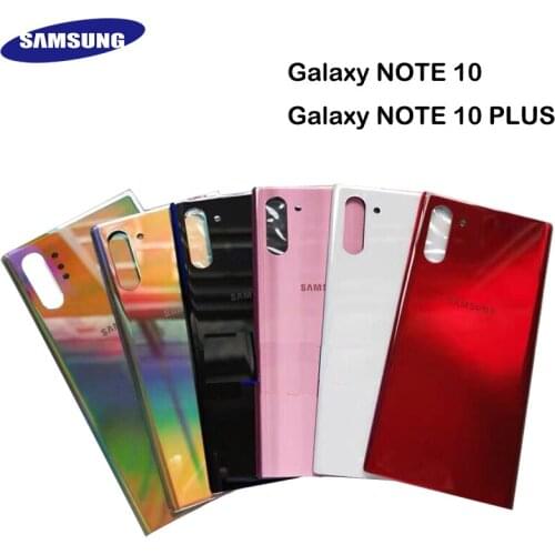 Original Samsung Galaxy Note 10 N9700 Battery Back Case Cover for Note10 plus + N9760 Glass Door Housing Replacement Part Tools