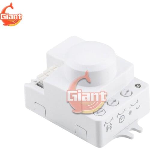 5.8G Microwave Sensor Switch 220V Intelligent Energy Saving Control Radar Sensor Switch 220V 110V Outdoor Sensor Switch Control