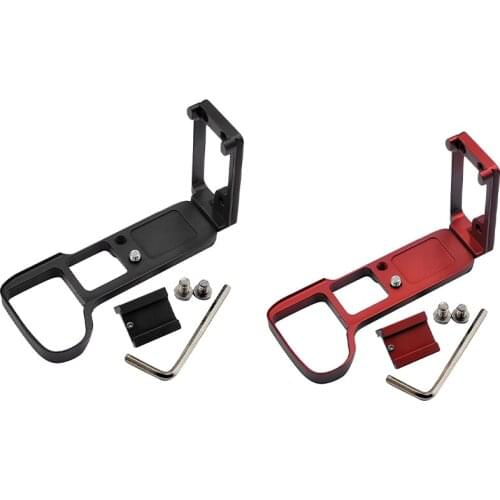 Retail 2x Vertical Shoot Hand Grip with Hot Shoe for Sony A9 A7 MARK III A7III A7RIII A7R3 Holder Black & Red