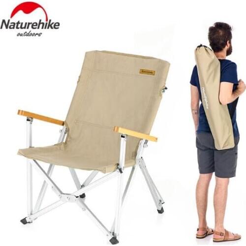 NH camping folding chair portable picnic barbecue storage chair outdoor fishing backrest small chair