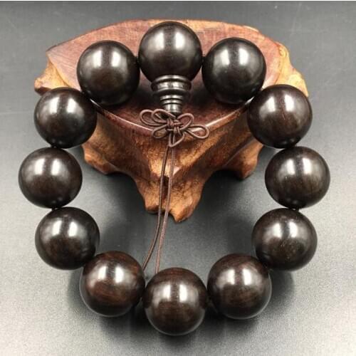 Special black sandalwood Buddha beads Ebony sandalwood men and women jewelry bracelet