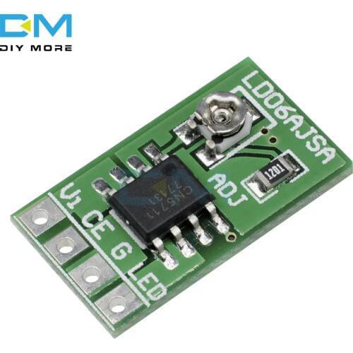 DC 3.3V 3.7V 5V LED Driver 30-1500MA Constant Current Adjustable Module PWM Control Board For USB LED flashlight 18650 Li-ion