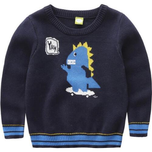 Boys sweater childs knit pullover cotton sweater