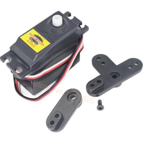 10Set/Lot HSP 02073 Steering Standard Servo Motor 3Kg Torque 106 oz With Horn Arms E3003 For 1/10 Scale RC Model Car