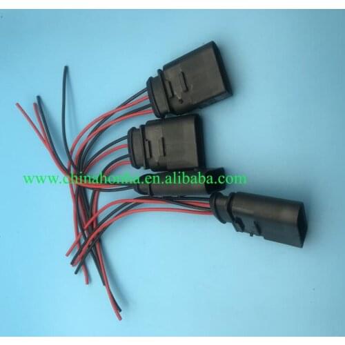 5pcs/lot 4 way male 1J0 973 824 Automotive connector plug with pigtail Repair Kit Case