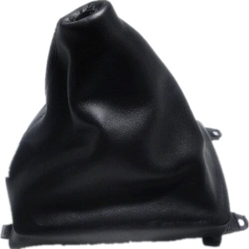 PU Leather Manual Gear Shift Knob Lever Stick Collar Gaiter Boot Cover Case For Mazda 6 M6 2002-2007 Car Styling Accessories