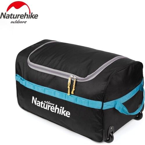Naturehike Suitcase 110L wheeled duffle Collapsible storage bag outdoor travel tent camping equipment large portable debris bag