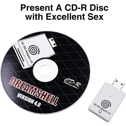 For Sega DC Card Reader With CD For SEGA DC Dreamcast TF Card Adapter with High quality CD with Dreamshell bootloader DC Card Re