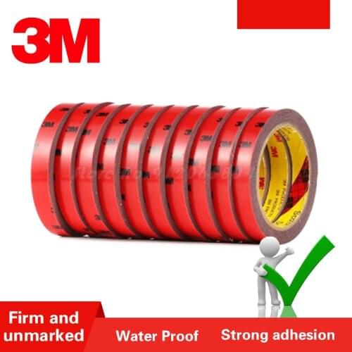 3M Strong Double Sided Tape For Car Strong Sticky Adhesive BikeTape Anti-Temperature Waterproof Office Decor Thickness 0.8mm