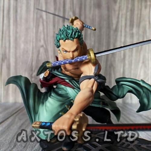 18cm Anime Action Figure One Piece Three Thousand World Sauron Battle Model Toy For Children Fans Decoration Collection Gift