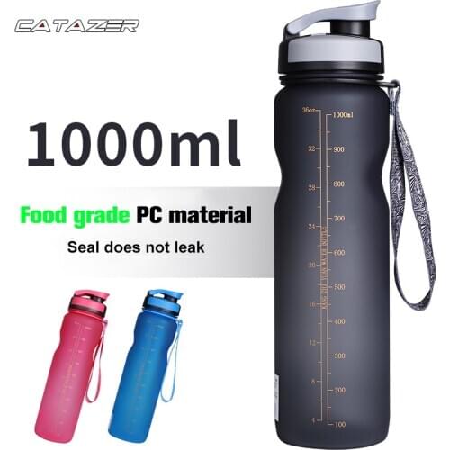 Mountain Road Bike Water Bottle Kettle Ride 1000ml Large Capacity Round Water Cup Kettle Bicycle Equipment Water Bottle