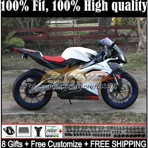Injection For Aprilia RS-125 RS 125 RS4 54CL.115 RSV125 2006 2007 2008 2009 2010 2011 RS125 06 07 08 09 11 Fairings color white
