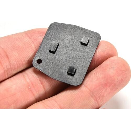 New replacement 3 Button Rubber Remote Pad For Toyota Avensis Corolla Lexus Rav4 3 Button Remote Key Fob Wholesale