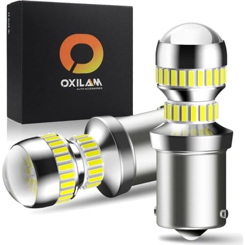 OXILAM Ba15s LED Lamp P21W 1156 7506 LED Car Back Up Reverse Light Bulb for VW Passat B6 B5 Golf 4 5 Tiguan Scirocco R36 R20