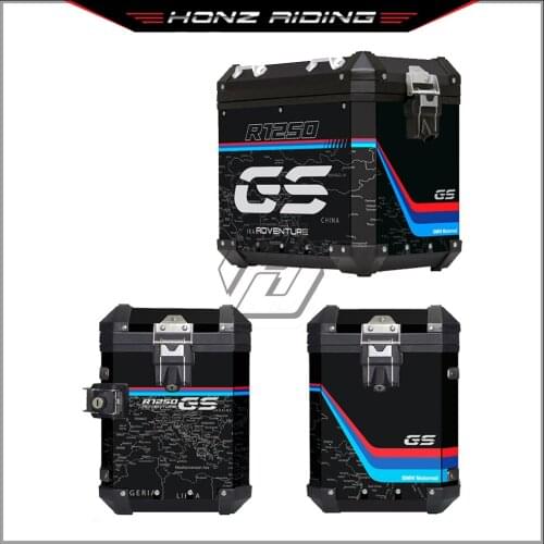 R1250GS ADV R1200GS ADV 3 X Adventure Protector Cover Sticker Decal Set Suitable for BMW Aluminum BOX 1 Set