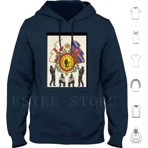 For God And Ulster-Uvf Hoodie Long Sleeve Northern Ireland Ulster Loyalist Uvf Britain Poppy Quis Remembrance Day Separabit