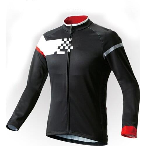 Bike Team Winter Thermal Fleece Jersey Cycling Clothing Ride Long Sleeve Cycling Jersey Ropa Ciclismo Lightning Mtb Jersey Cos-8