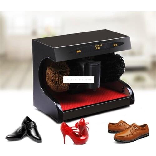 YK-D51 Electric Shoe Polisher Man Woman Leather Shoe Cleaner Kit Shoe Brush Set Full Automatic Induction Shoe Cleaning Machine