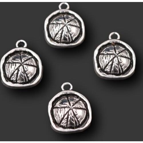 15pcs Silver Plated 3D Firefighter Hat Helmet Metal Pendants DIY Charms Hip Hop Bracelet Earrings Jewelry Crafts Making A2453
