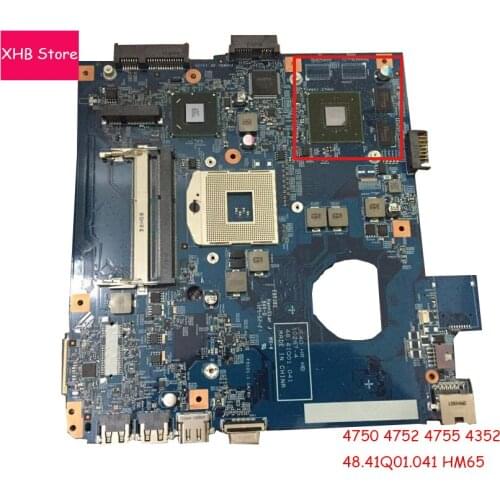 48.41Q01.041 for ACER 4750 4752 4755 4352 notebook motherboard JE40 HR MB 10267-4 PGA989 HM65 DDR3 100% test work