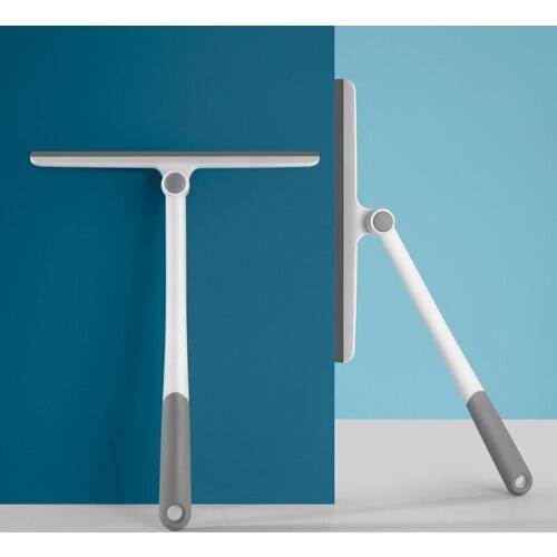 Clean Scraper Window Glass Brush Bathroom Mirror Cleaner Wiper 360° Rotating Professional Squeegee Househol Glass Cleaning Tool