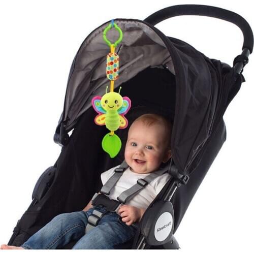 Baby 39cm Plush Rattle Toys Animal pillow Hand Bells Sound Plush Baby Toy Newborn Gift Animal Owl Bee Chicken Bird Doll