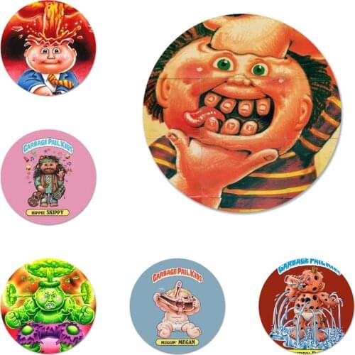 Garbage Pail Kids Icons Pins Badge Decoration Brooches Metal Badges For Clothes Backpack Decoration