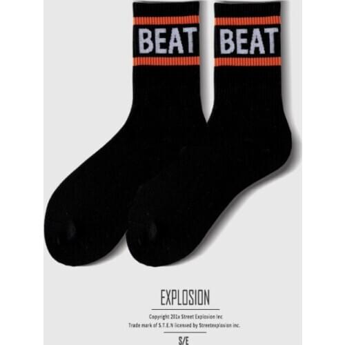 DONGAI 3 Pairs Korean Style Fashion Letters Sports Socks Women And Mens Cotton Breathable Winter Keep Warm Casual Harajuku Sock