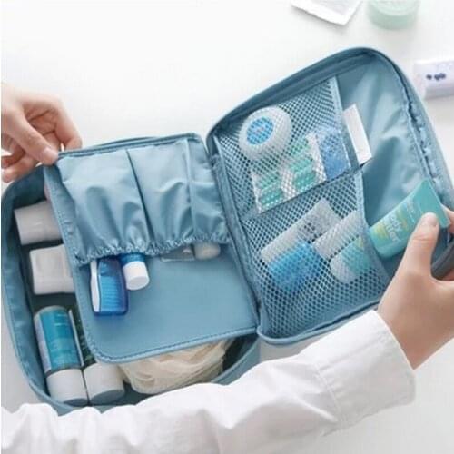 Travel cosmetic bag, multifunctional toiletry bag, cosmetic storage bag